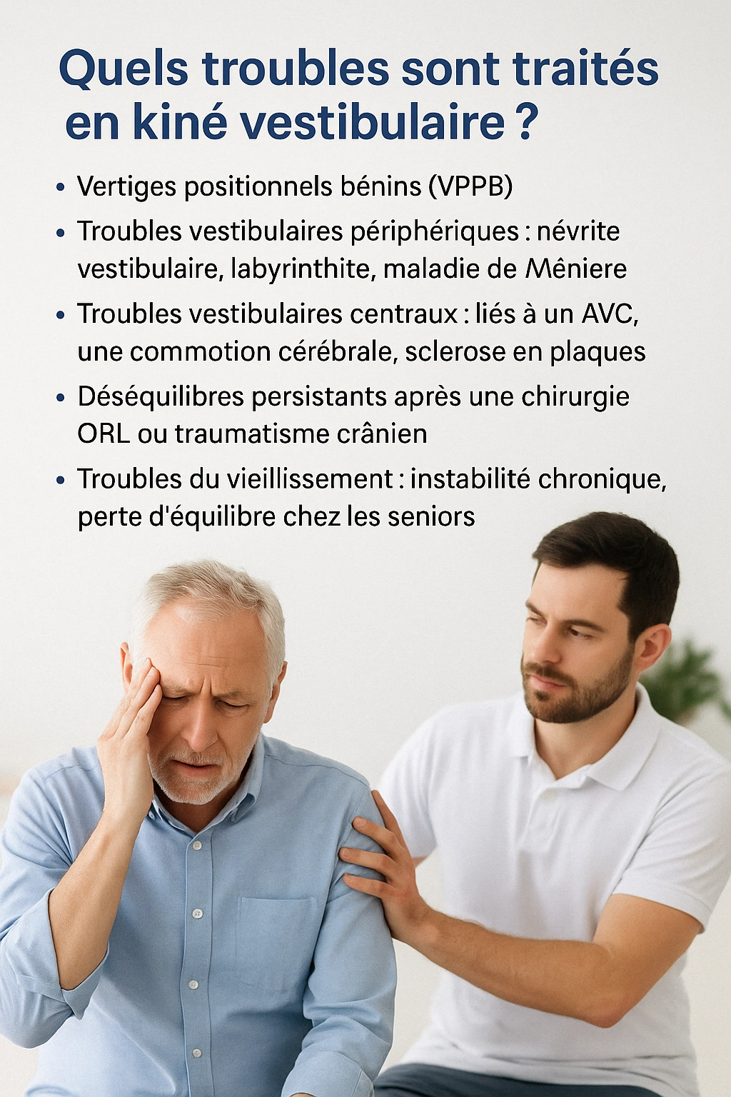 Troubles vestibulaires traités – Les Ostéo du Golfe