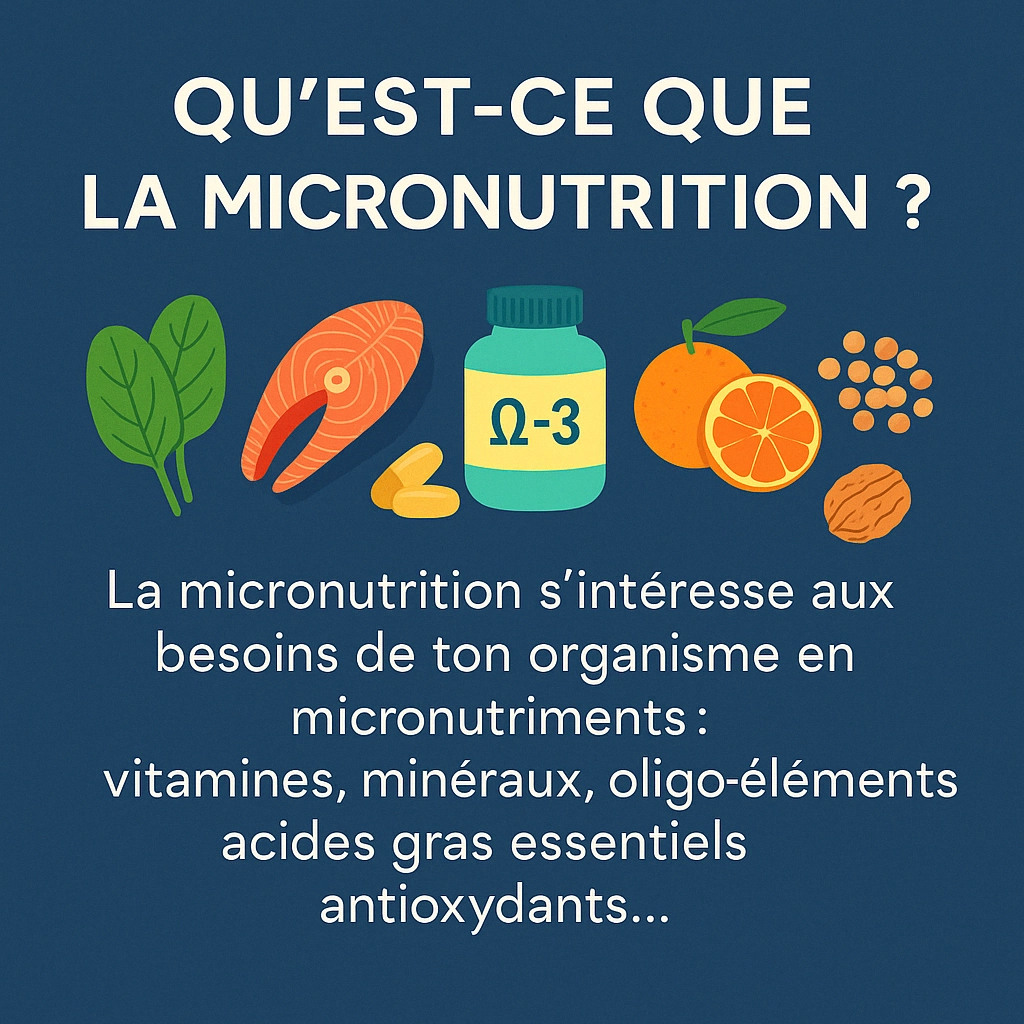 Qu’est-ce que la micronutrition – Les Ostéo du Golfe