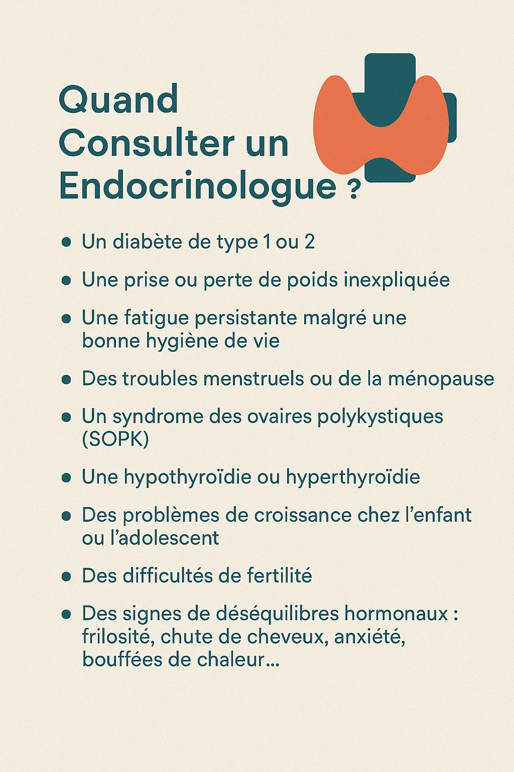 Quand consulter un endocrinologue – Les Ostéo du Golfe