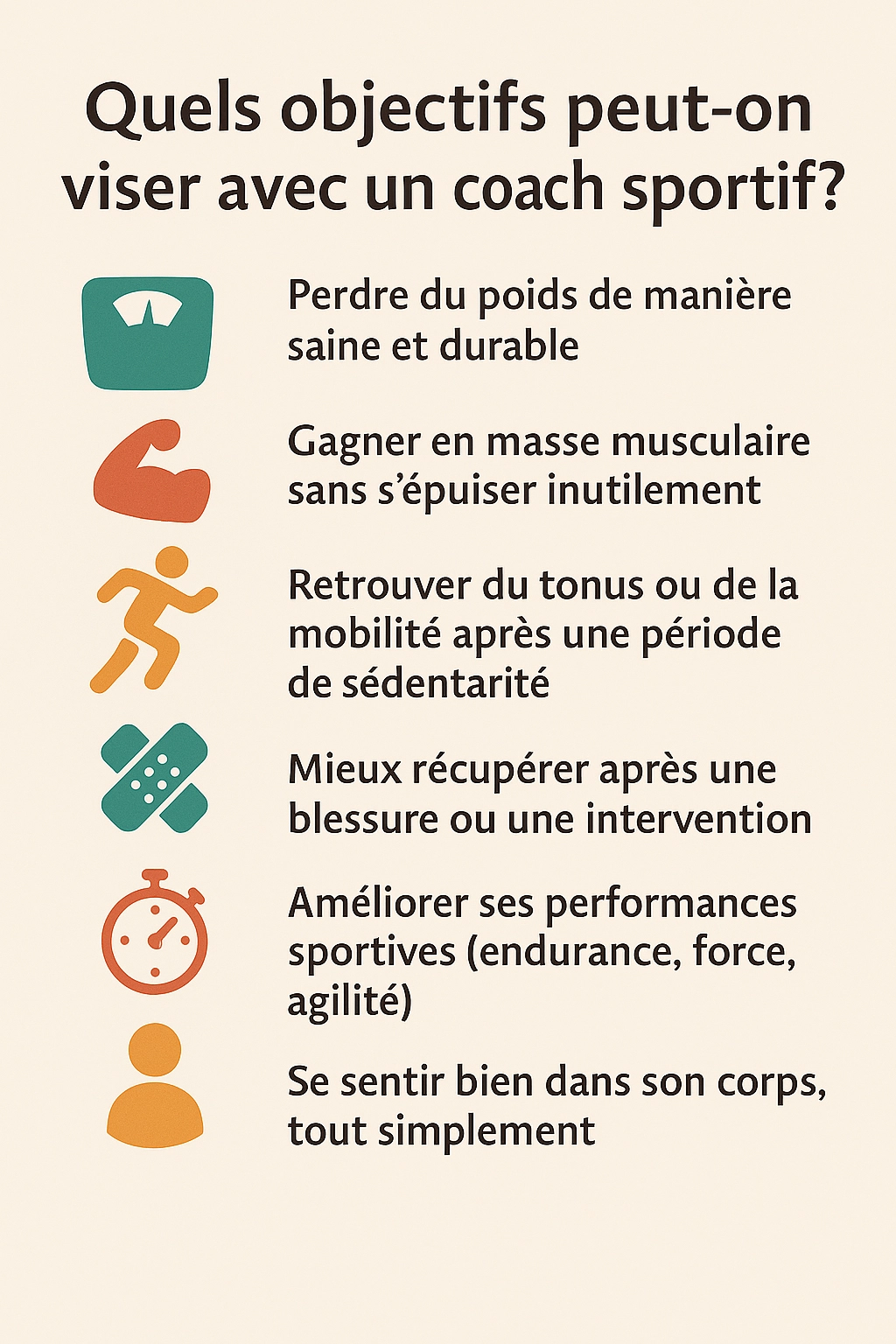 Objectifs coaching – Les Ostéo du Golfe
