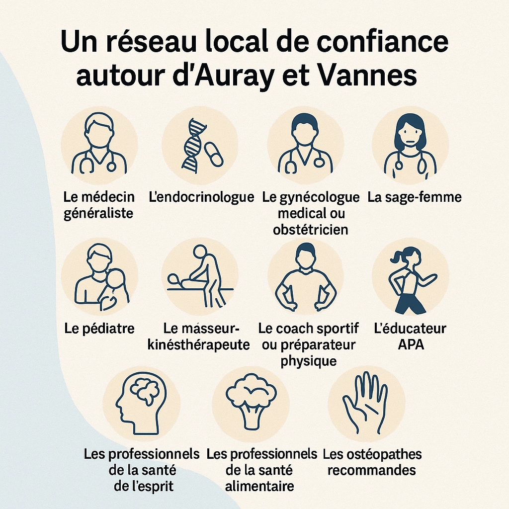 Un réseau de professionnels autour d'Auray et Vannes