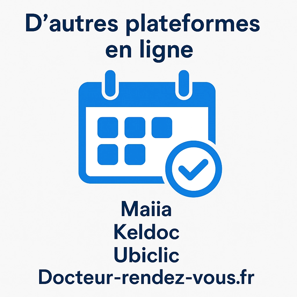Comparatif entre plateformes de prise de rendez-vous médicales comme Doctolib, Maiia ou Primocreno