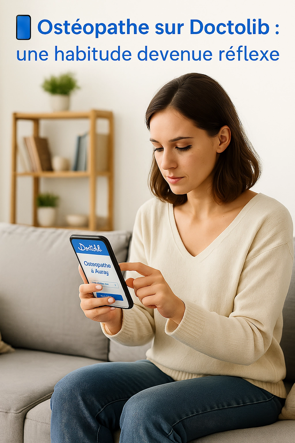 Interface Doctolib pour la gestion de rendez-vous en ligne