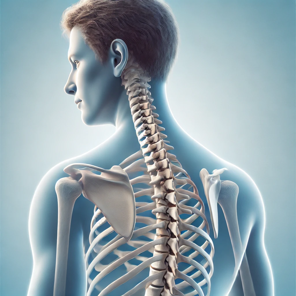 Illustration attitude scoliotique et scoliose