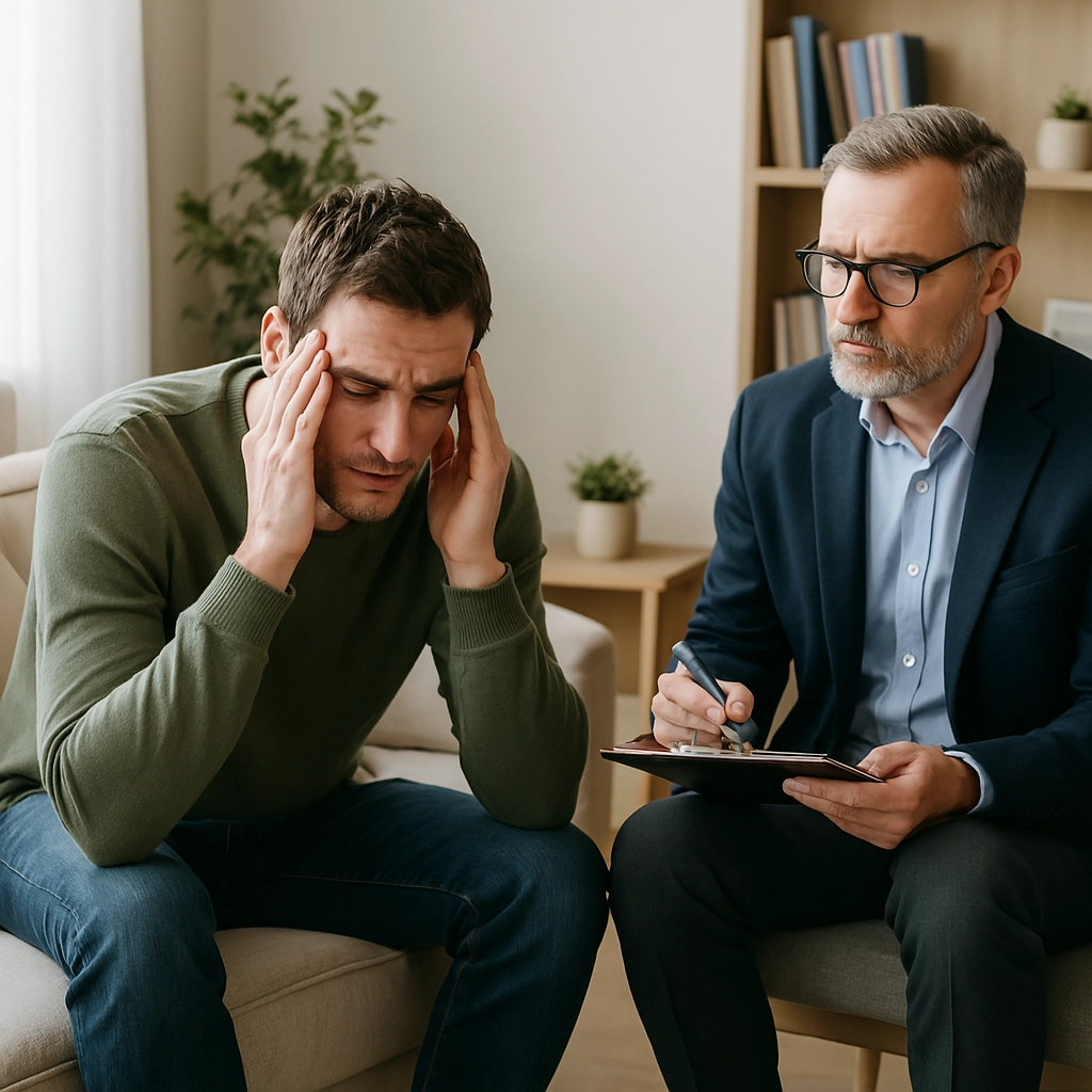 Psychiatre en consultation