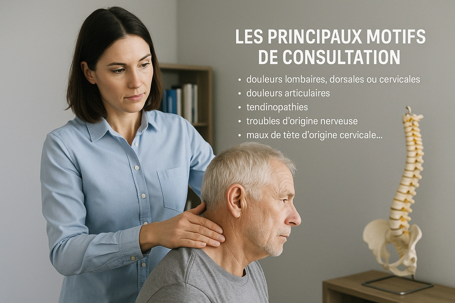 Motifs de consultation chez le chiropracteur – Les Ostéo du Golfe