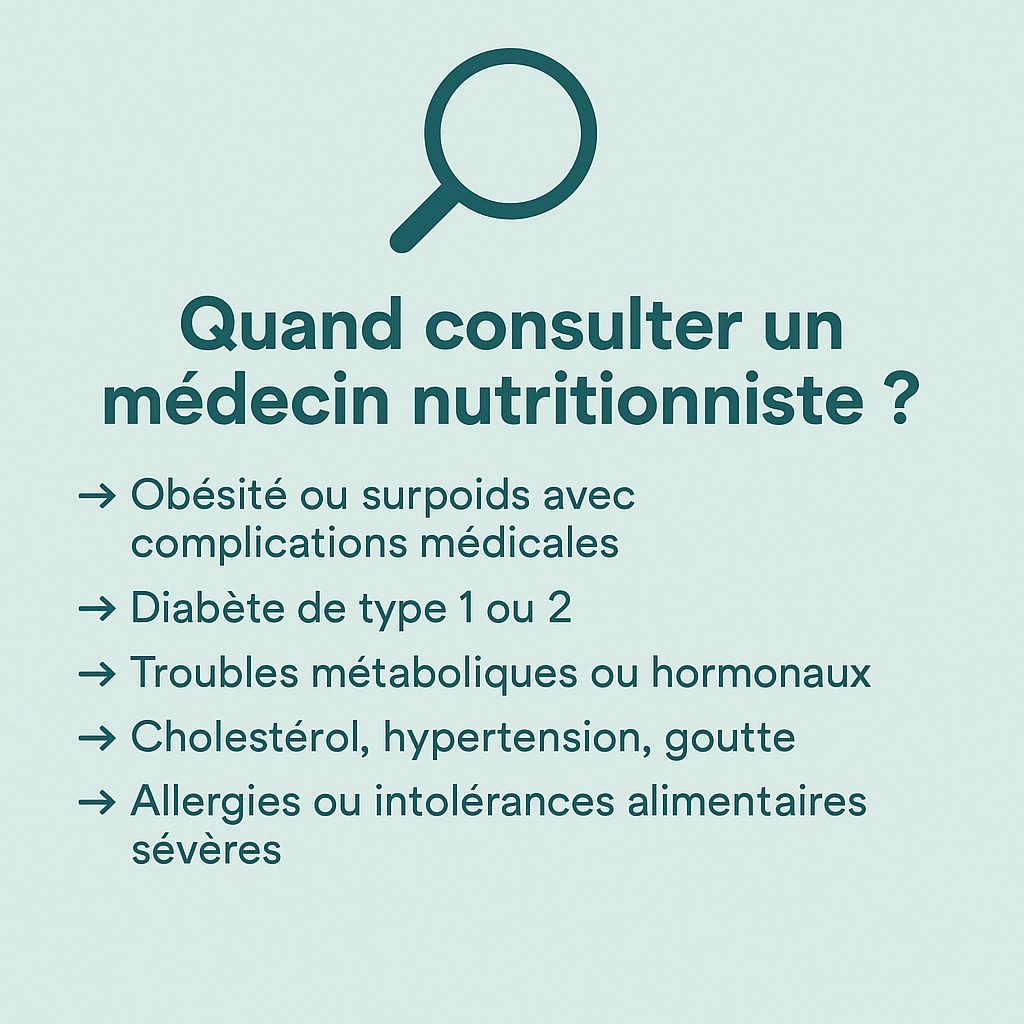 Quand consulter un médecin nutritionniste - Les Ostéo du Golfe