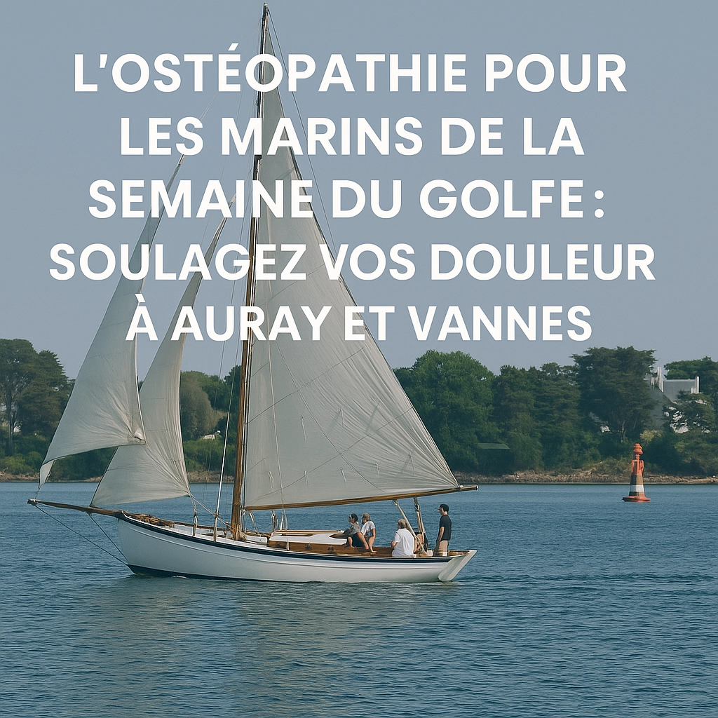 L’ostéopathie pour les marins de la Semaine du Golfe : soulagez vos douleurs à Auray et Vannes