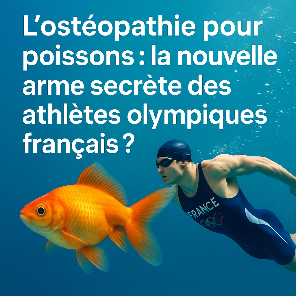 L'ostéopathie pour poissons : la nouvelle arme secrète des athlètes olympiques français ?