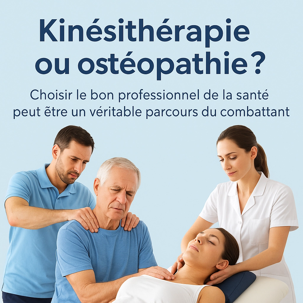 Kinésithérapeute ou Ostéopathe : Comprendre leurs Rôles Distincts et Complémentaires