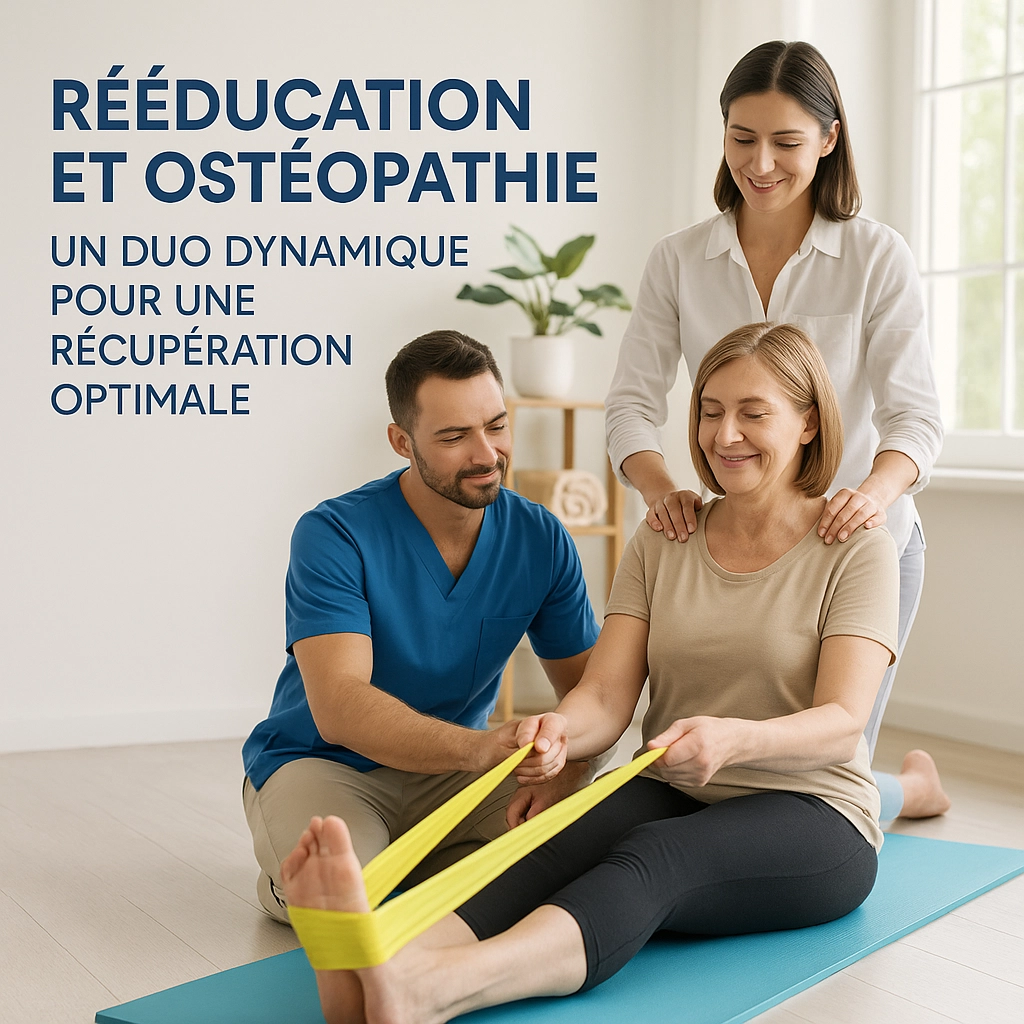 Rééducation et Ostéopathie : Un Duo Dynamique pour une Récupération Optimale