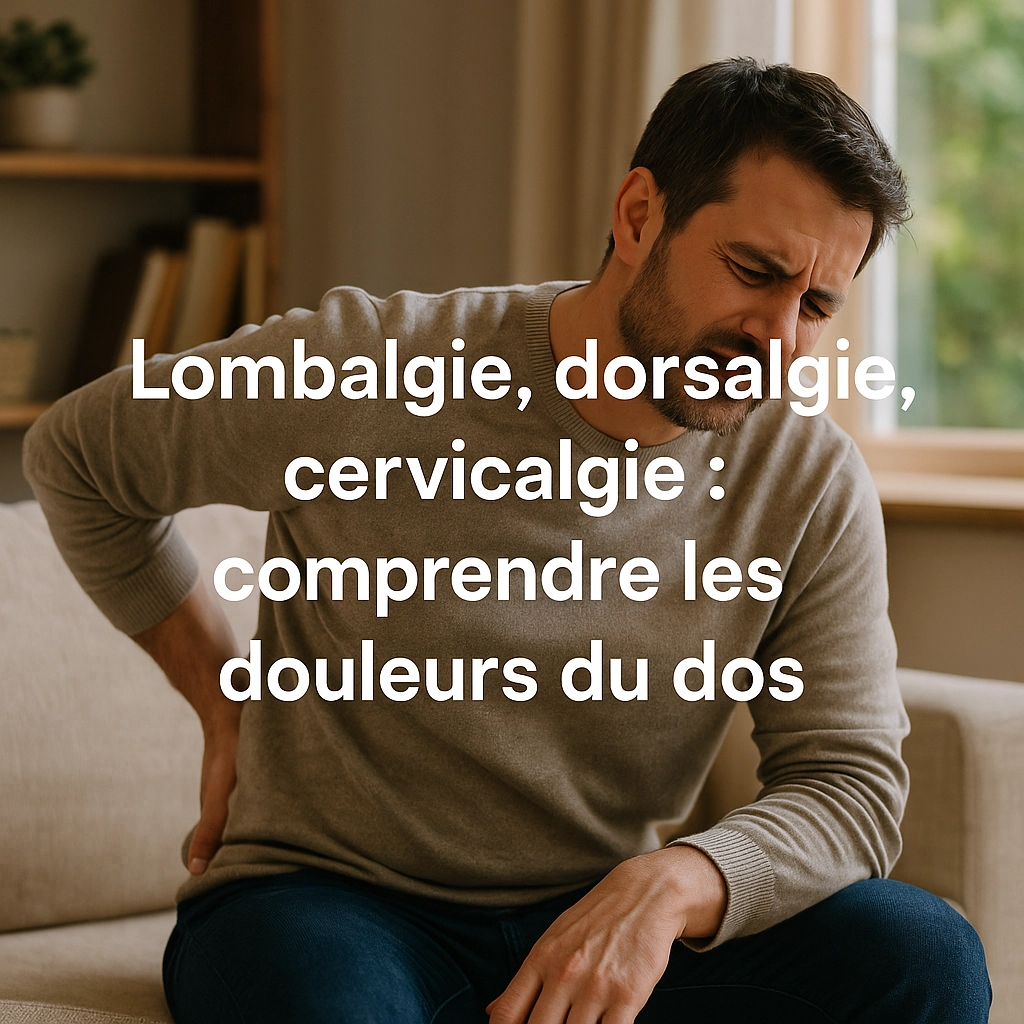 Lombalgie, torticolis, dorsalgie : comprendre clairement ces douleurs courantes