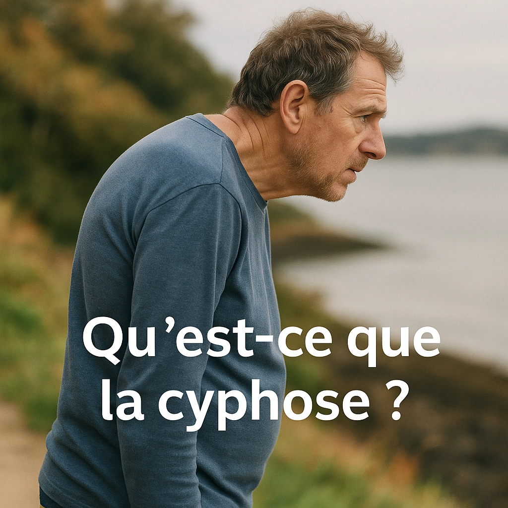 Cyphose (dos voûté) : causes et solutions concrètes en ostéopathie