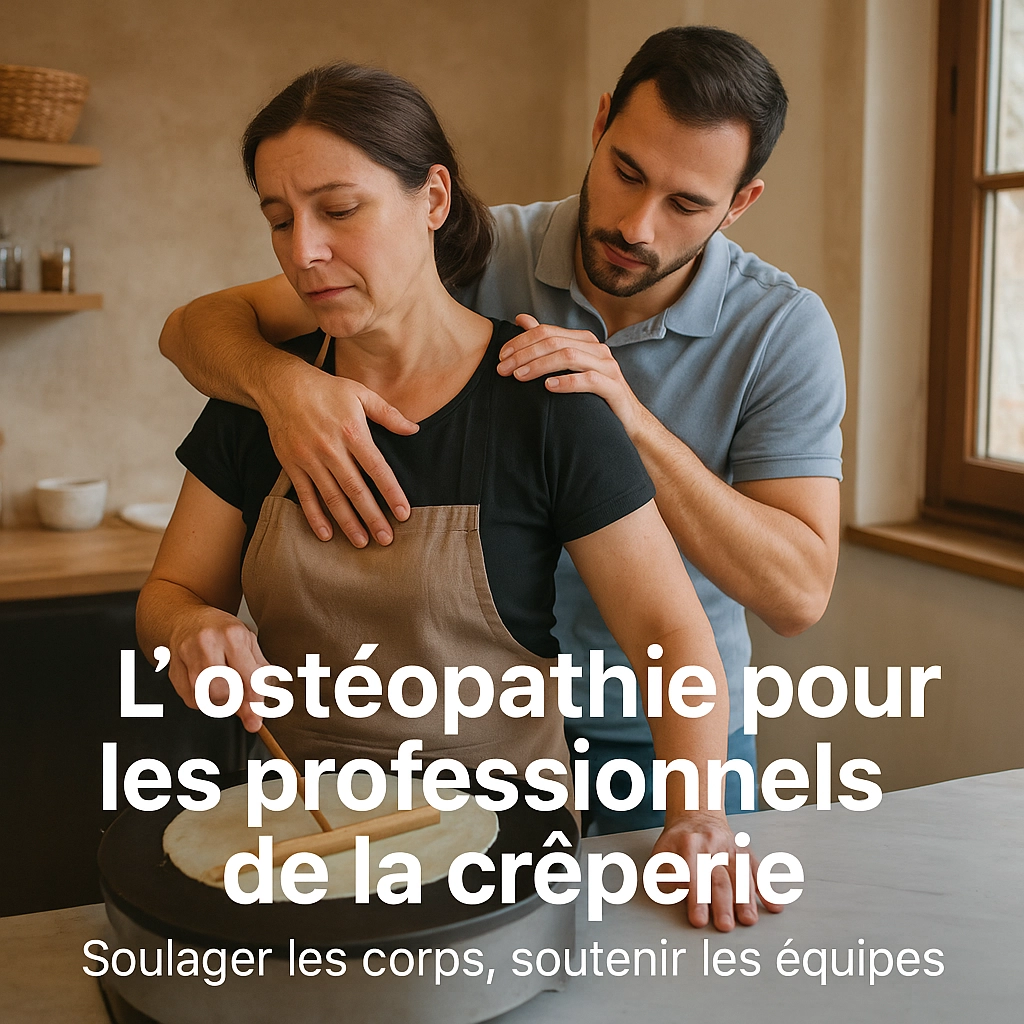 L’ostéopathie pour les professionnels de la crêperie : soulager les corps, soutenir les équipes