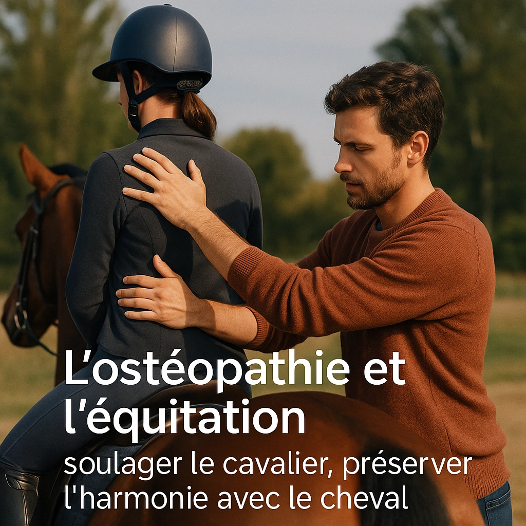L’ostéopathie et l’équitation : soulager le cavalier, préserver l’harmonie avec le cheval