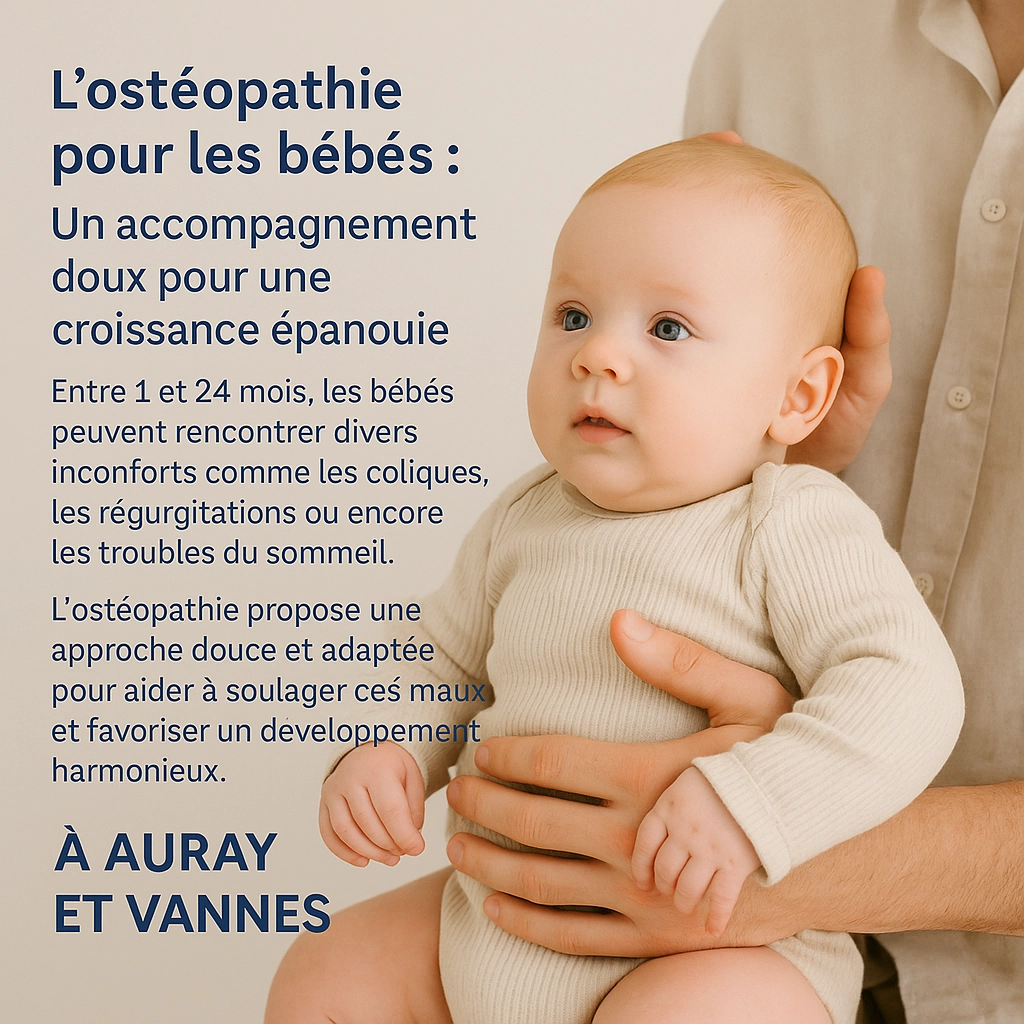 PRISE EN CHARGE DU BÉBÉ EN OSTÉOPATHIE À AURAY ET VANNES
