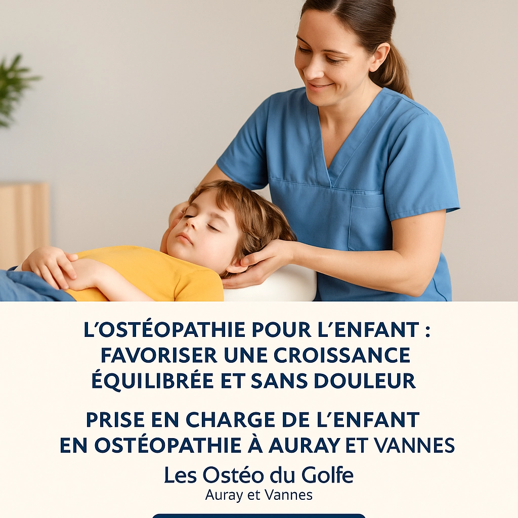 PRISE EN CHARGE DE L'ENFANT EN OSTÉOPATHIE À AURAY ET VANNES