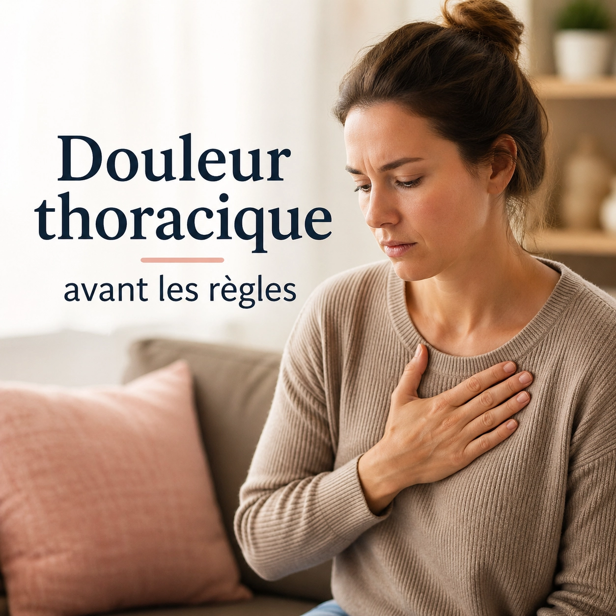 Douleur thoracique avant les règles : syndrome de Tietze ou douleur costale ?