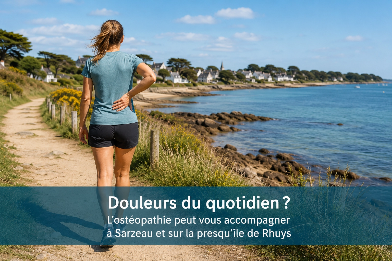 Douleurs du quotidien à Sarzeau et sur la presqu’île de Rhuys, près du port et du Golfe du Morbihan