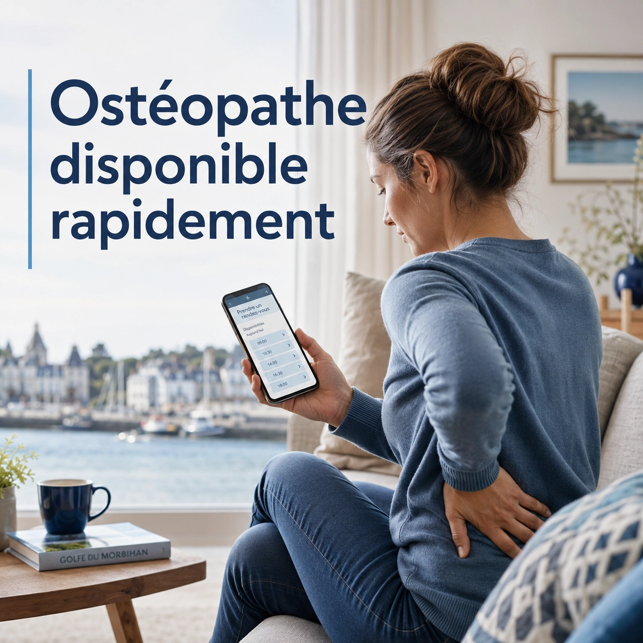 Ostéopathe disponible rapidement à Auray ou Vannes : comment vérifier les vrais créneaux ?