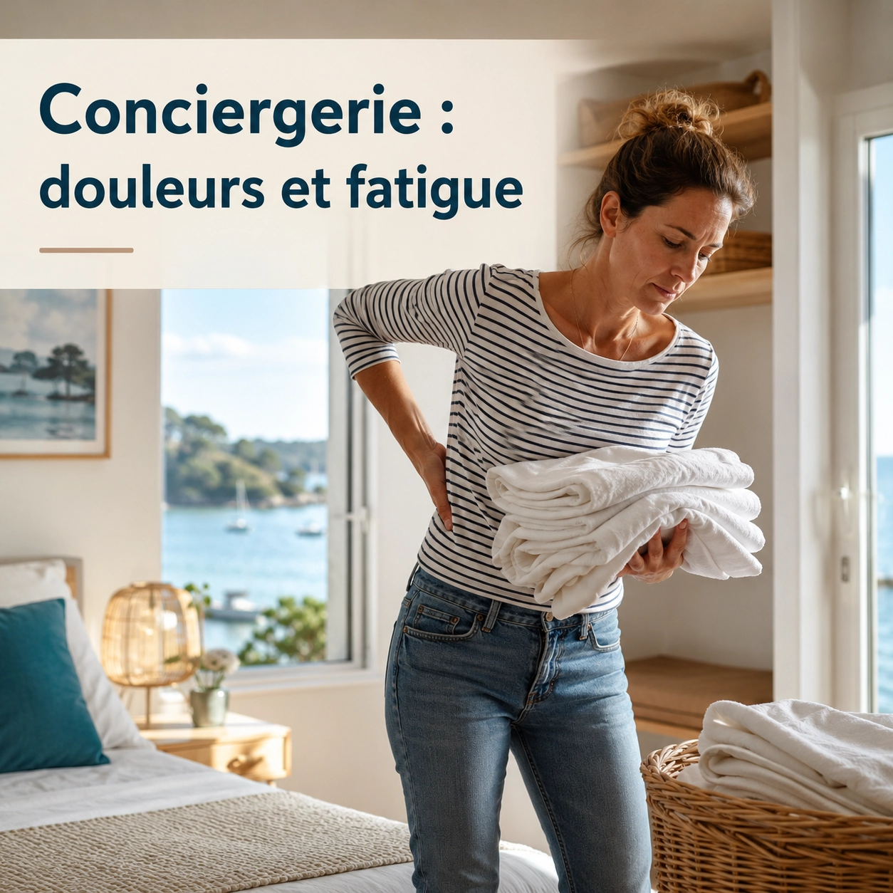 Conciergerie et location saisonnière : douleurs, fatigue et ostéopathie