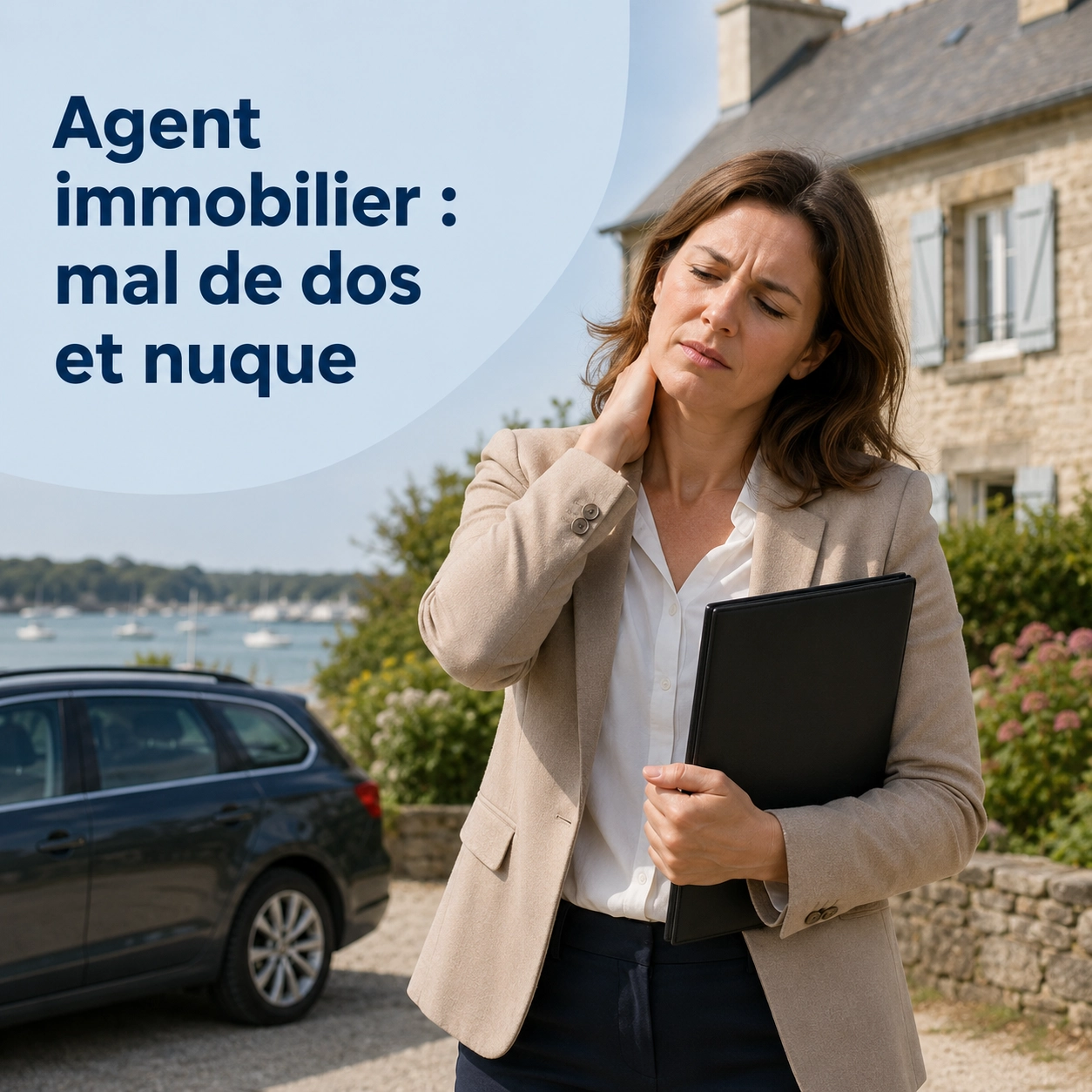 Agent immobilier : mal de dos, nuque, épaules, que peut faire l’ostéopathie ?