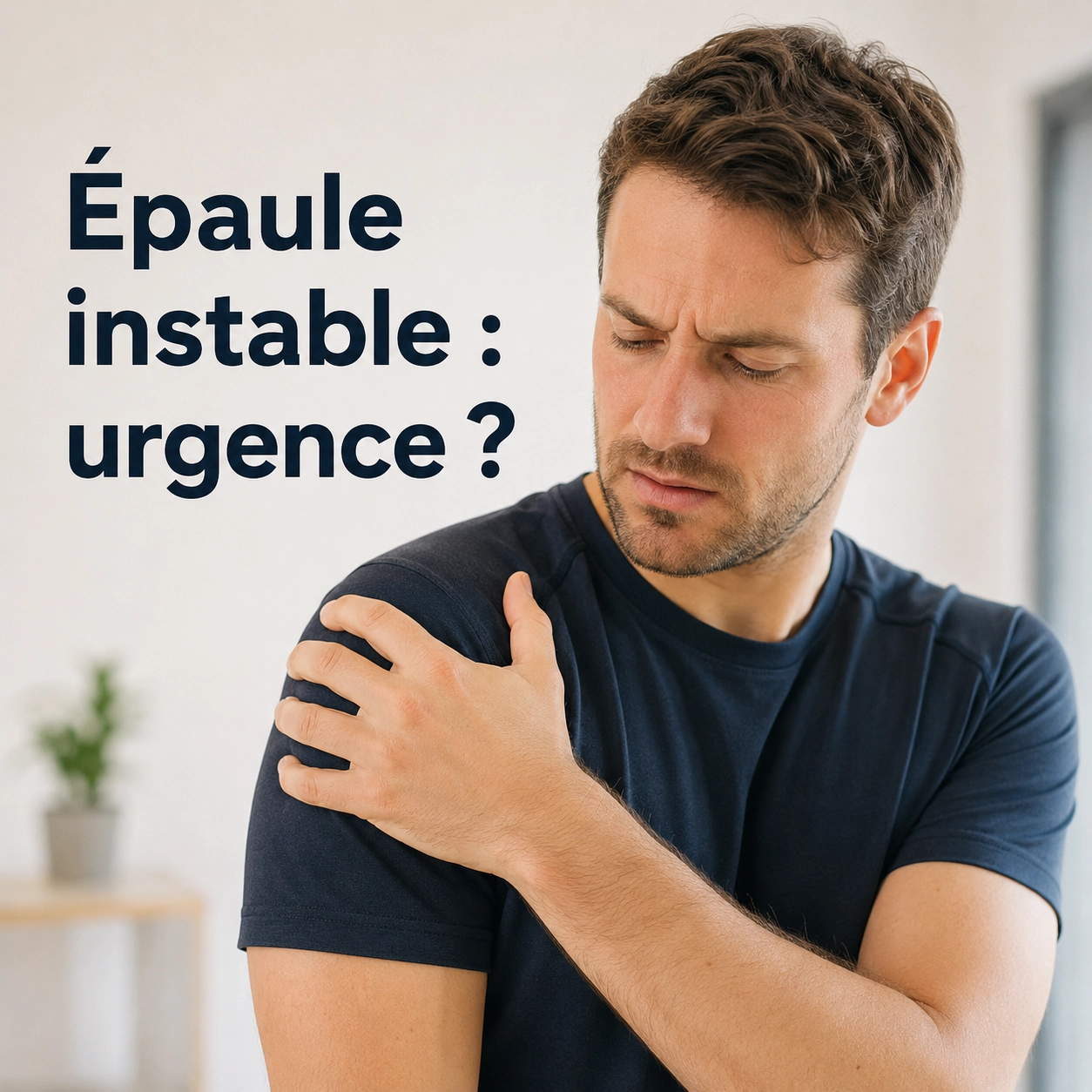 Épaule instable ou luxation : quand consulter en urgence ?