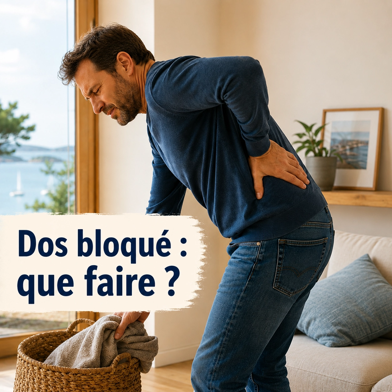 Je me suis bloqué le dos : que faire les premiers jours ?