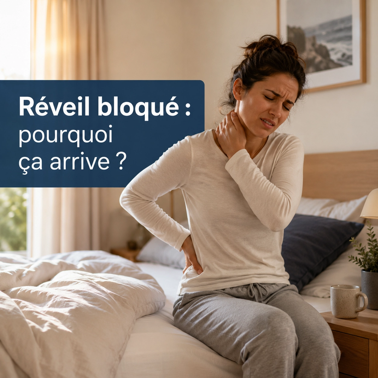 Douleur au réveil : pourquoi le corps se bloque ?