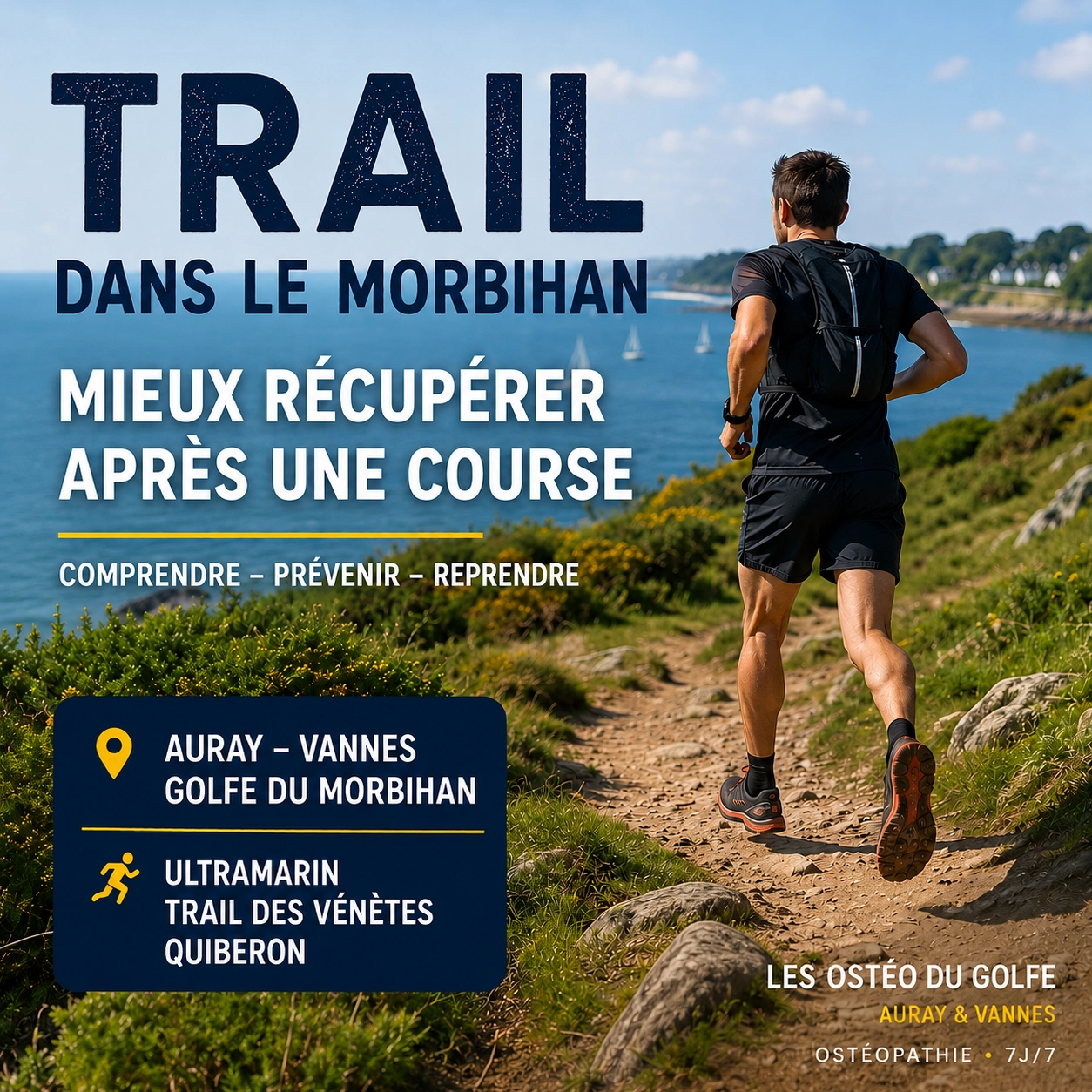 Trail dans le Morbihan : douleurs, récupération et reprise après course