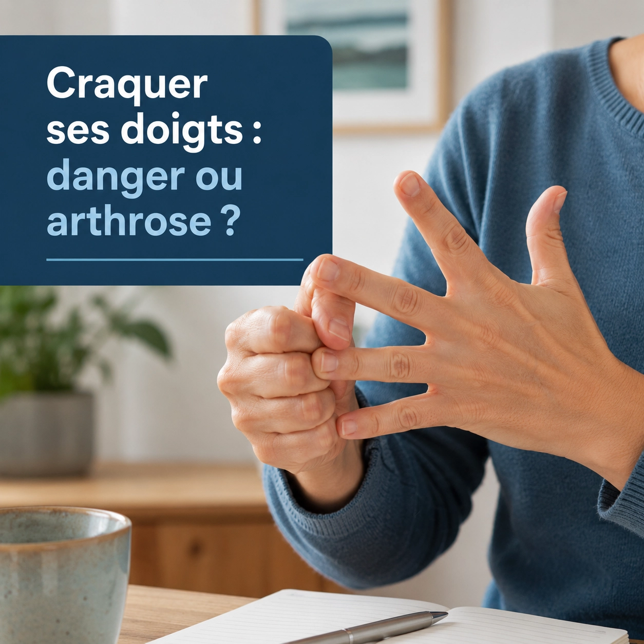 Craquer ses doigts : danger, arthrose ou simple habitude ?
