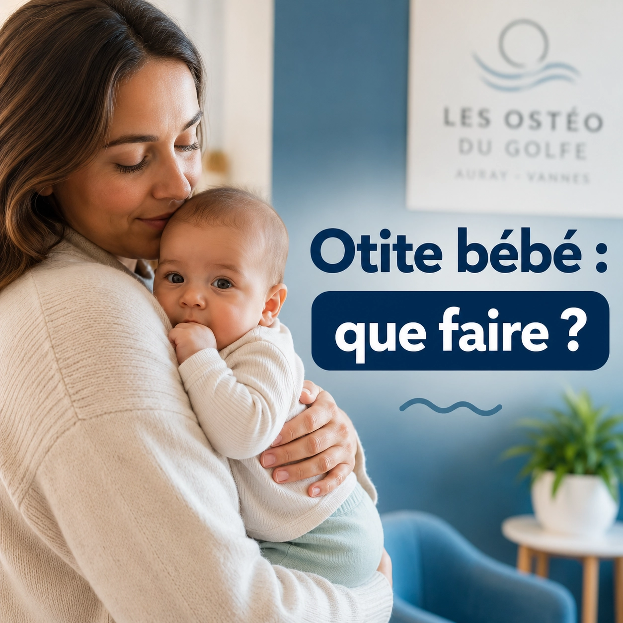 Otite chez bébé et ostéopathie : comprendre, consulter, accompagner