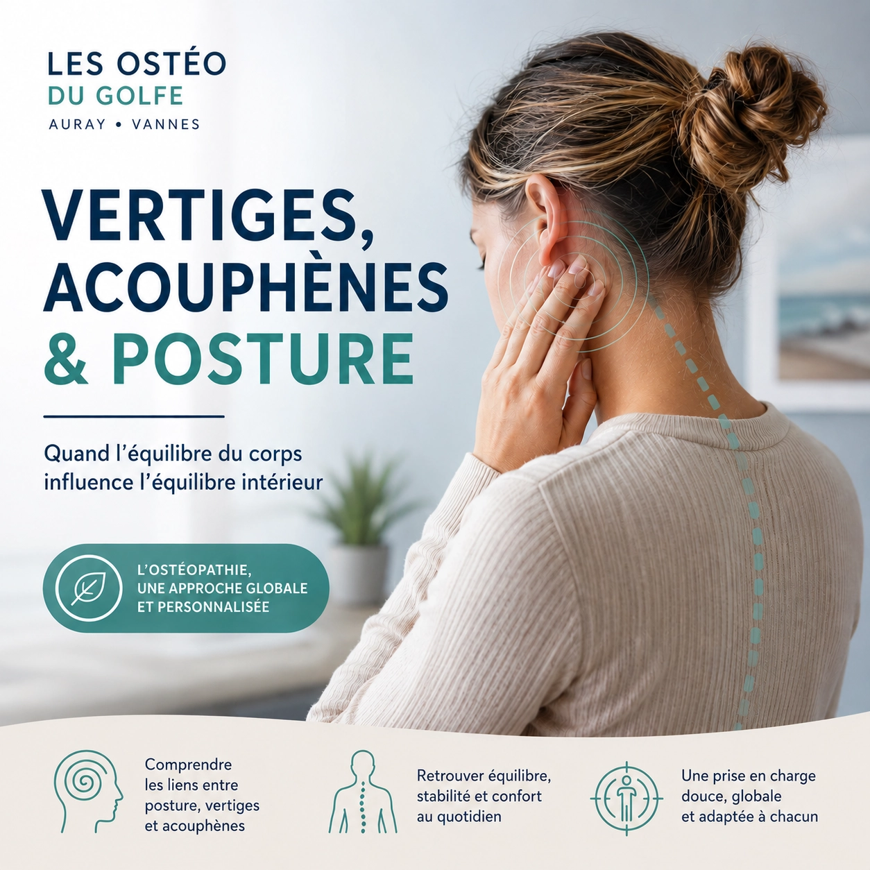 Vertiges, acouphènes et posture : quel lien avec l’ostéopathie ?