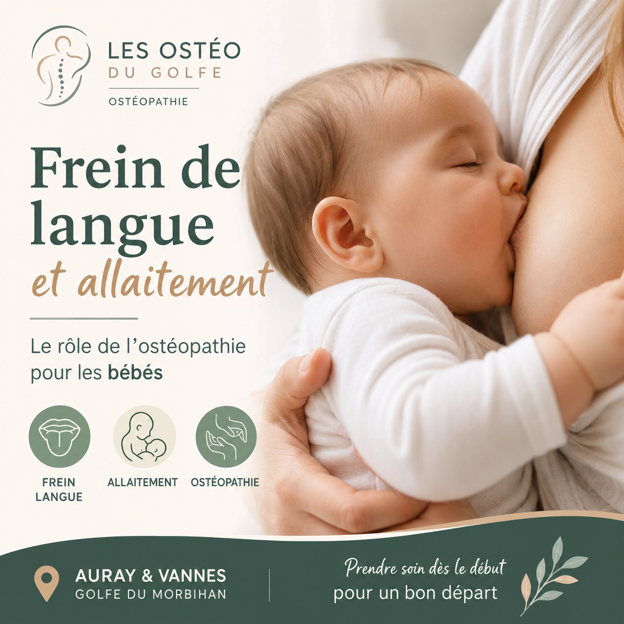 Frein de langue et allaitement : que peut apporter l’ostéopathie ?