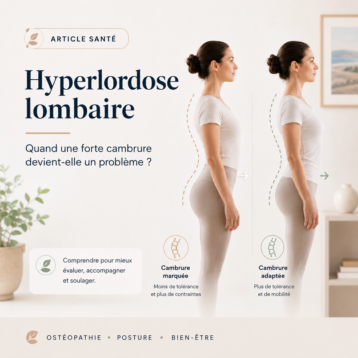 Hyperlordose lombaire : quand une forte cambrure devient-elle un problème ?