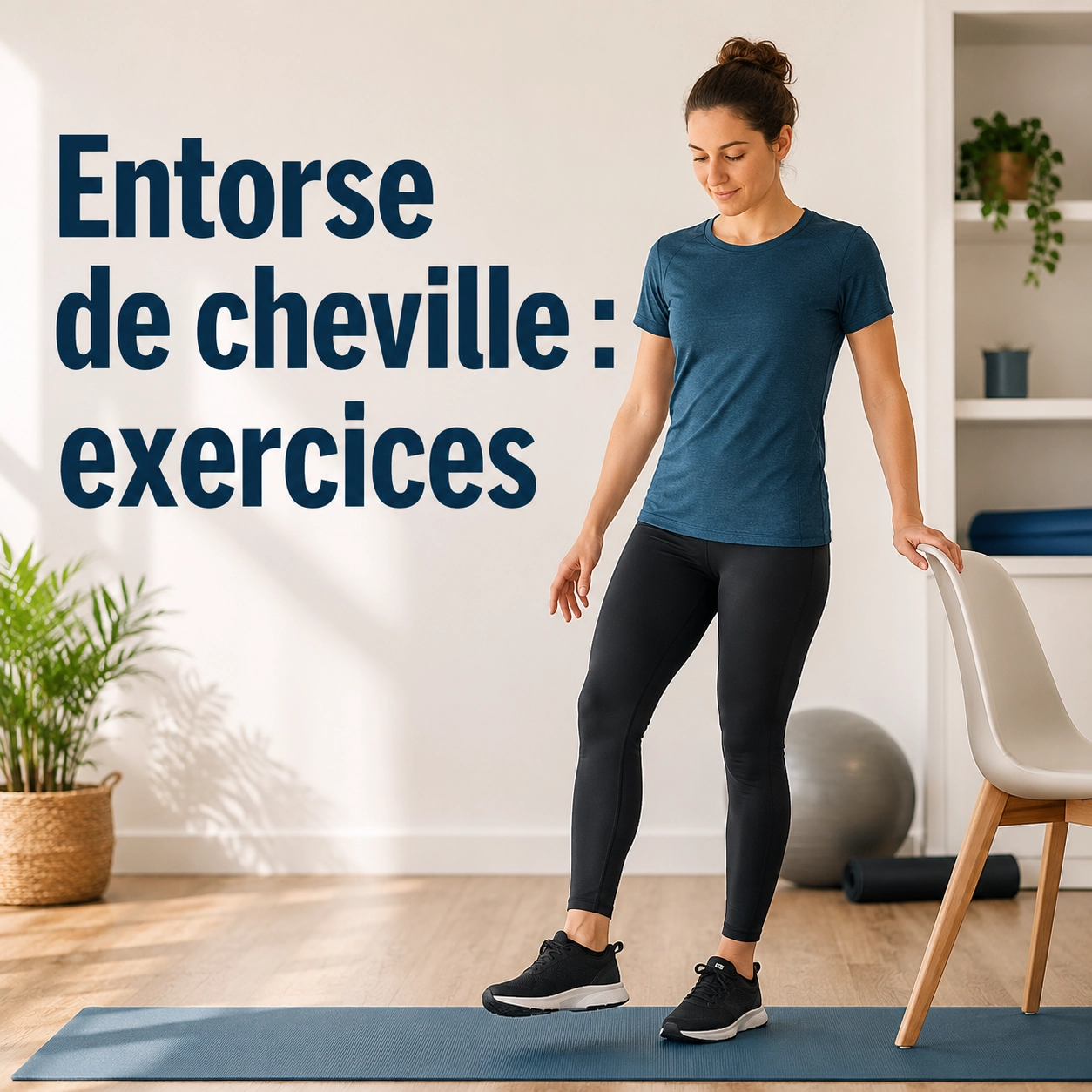 Exercices après une entorse de cheville : retrouver mobilité, équilibre et stabilité