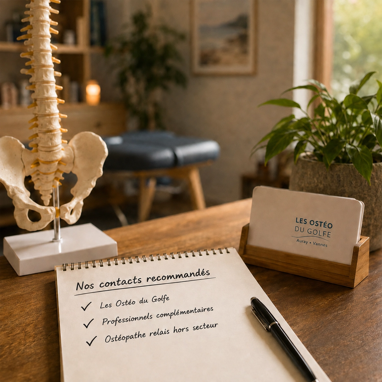 Ostéopathes recommandés : nos contacts