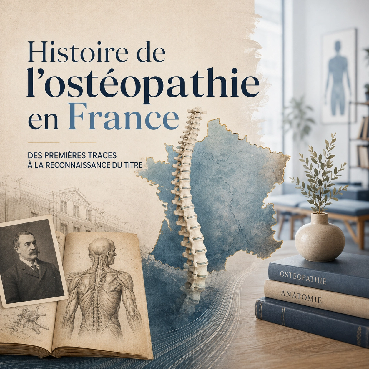 Histoire de l’ostéopathie en France : des premières traces à la reconnaissance du titre