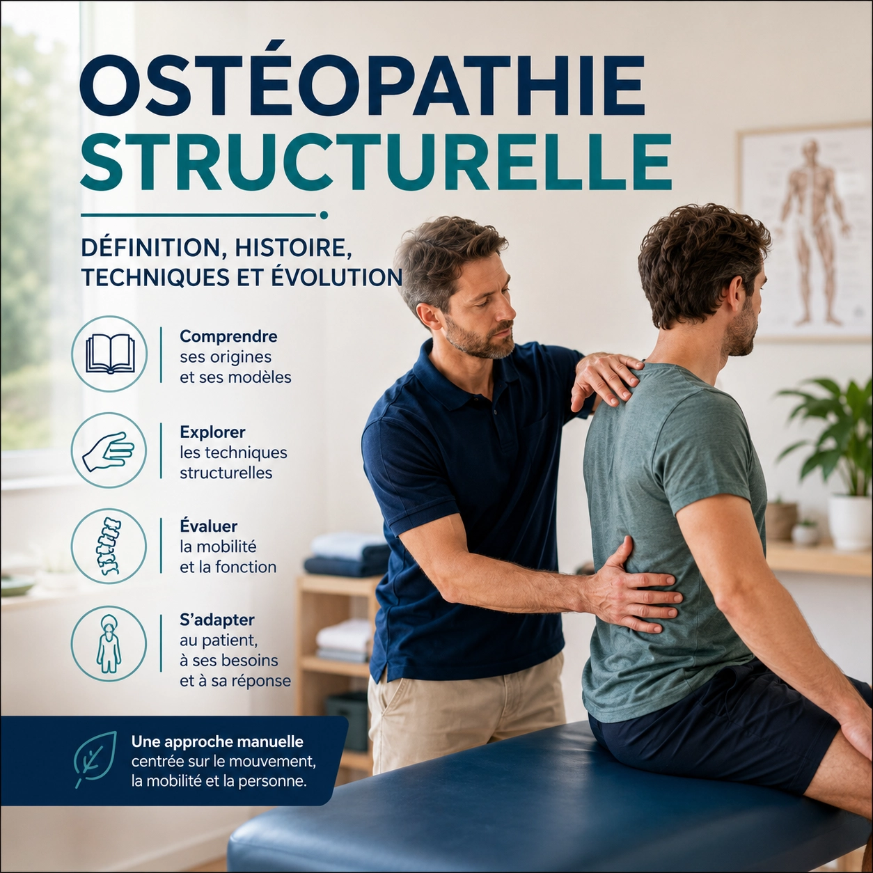 Ostéopathie structurelle : définition, histoire, techniques et évolution