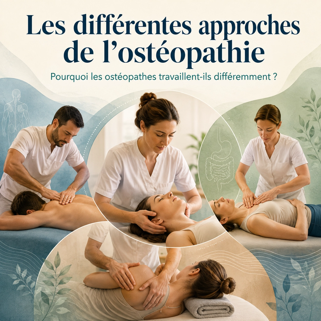 Les différentes approches de l’ostéopathie : pourquoi les ostéopathes travaillent-ils différemment ?