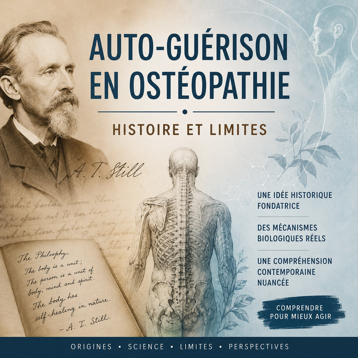 Auto-guérison en ostéopathie : histoire et limites