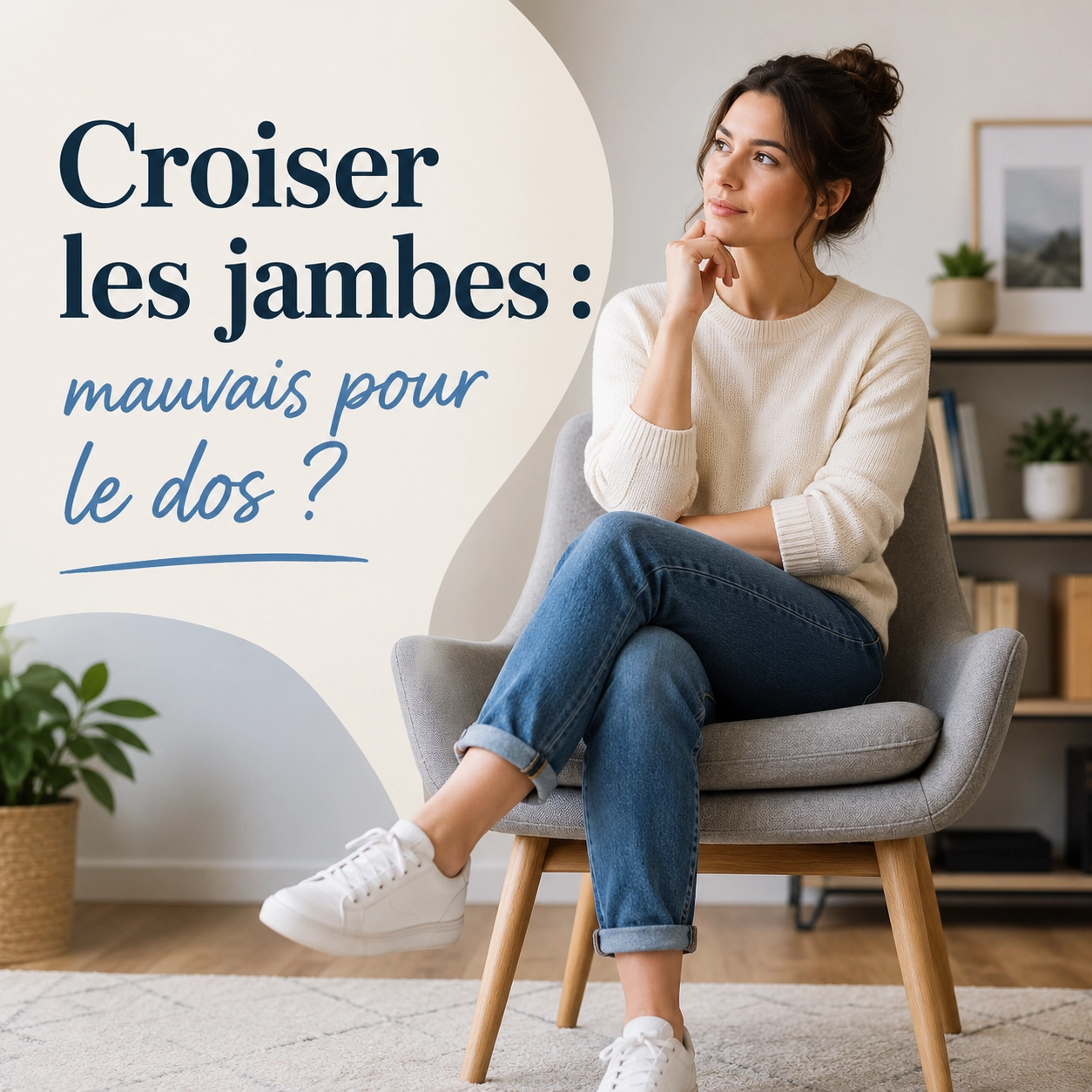Croiser les jambes est-il mauvais pour le dos ou le bassin ?