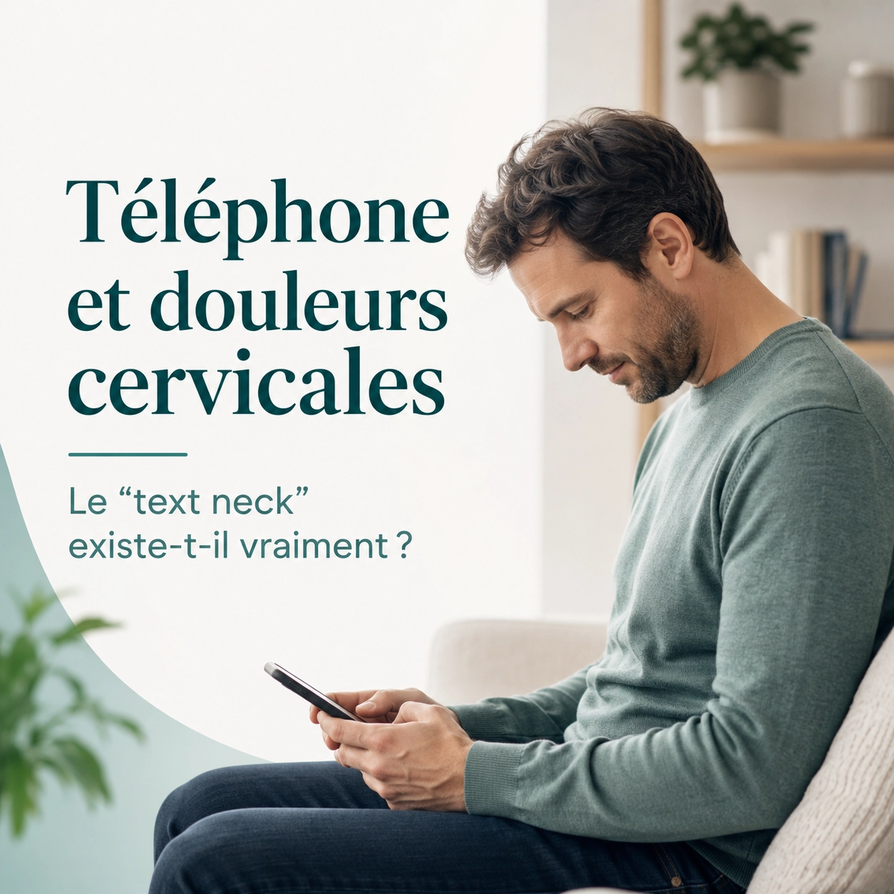 Smartphone et douleurs cervicales : le « text neck » existe-t-il vraiment ?