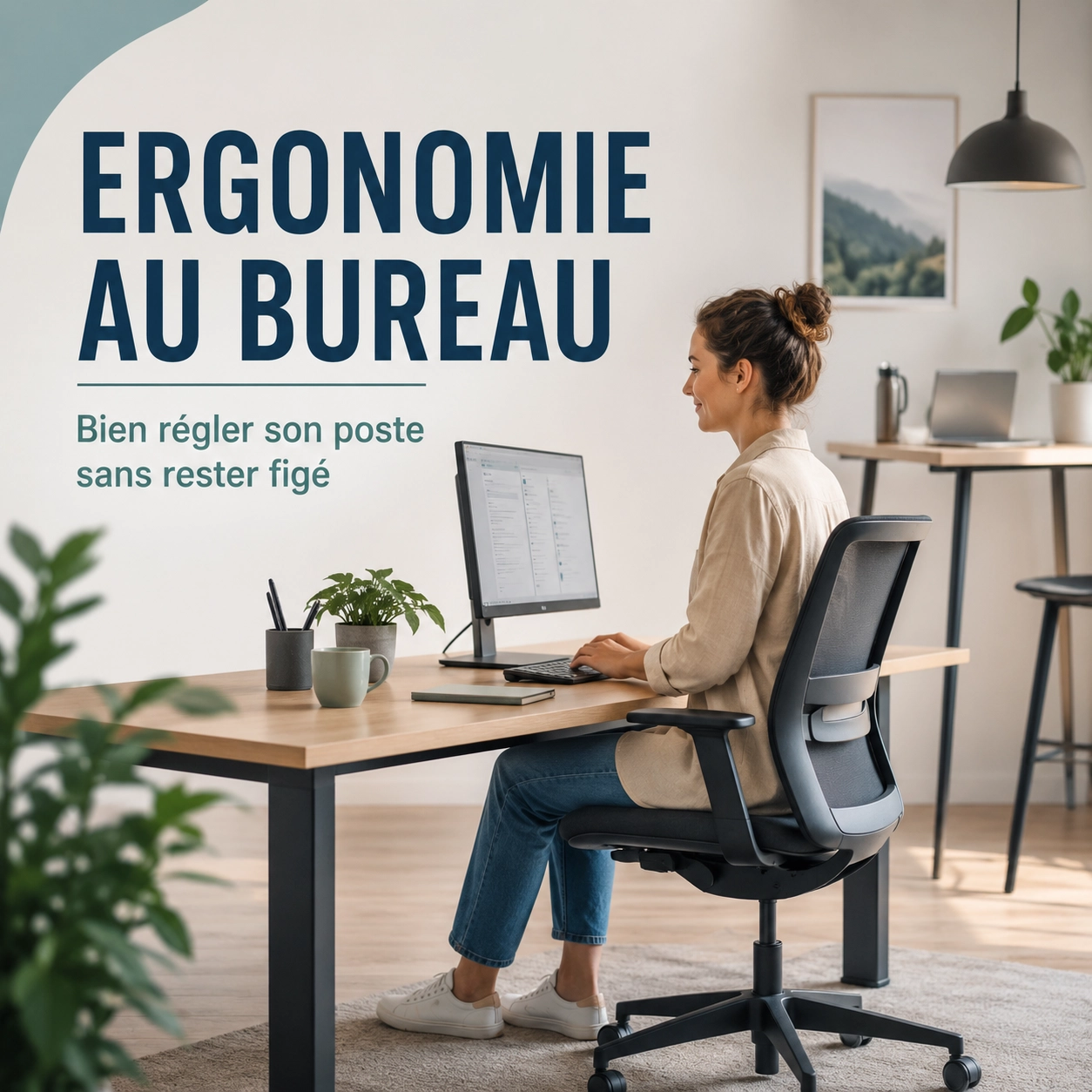 Ergonomie au bureau : comment régler son poste sans chercher la posture parfaite ?