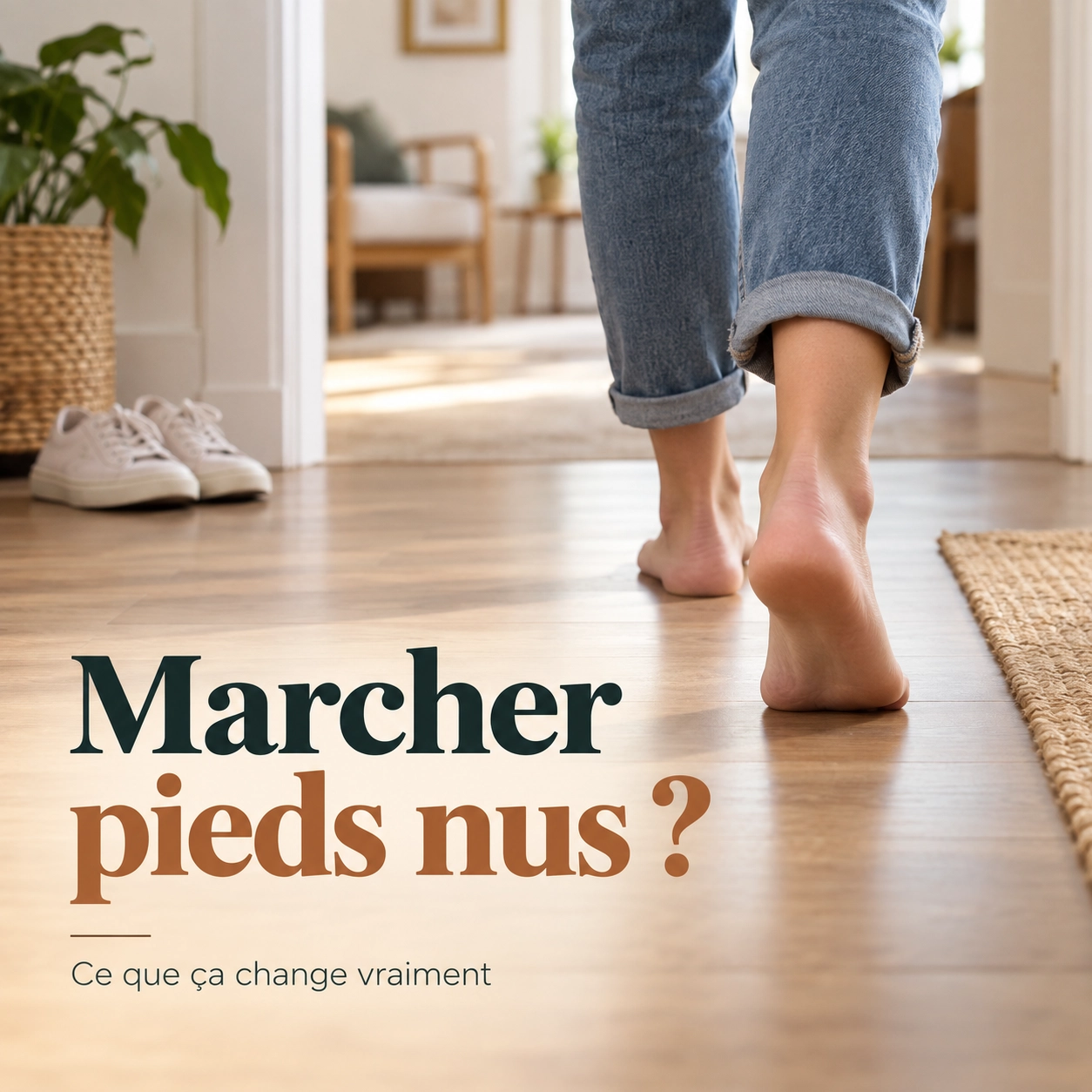 Faut-il marcher pieds nus ? Ce que cela change réellement