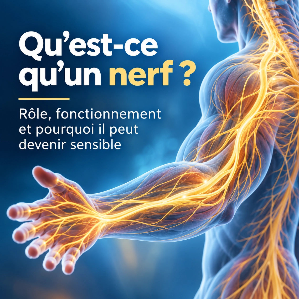 Qu’est-ce qu’un nerf ? Rôle, fonctionnement et pourquoi il peut devenir sensible