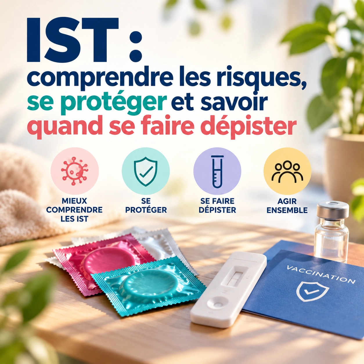 IST : comprendre les risques, se protéger et savoir quand se faire dépister
