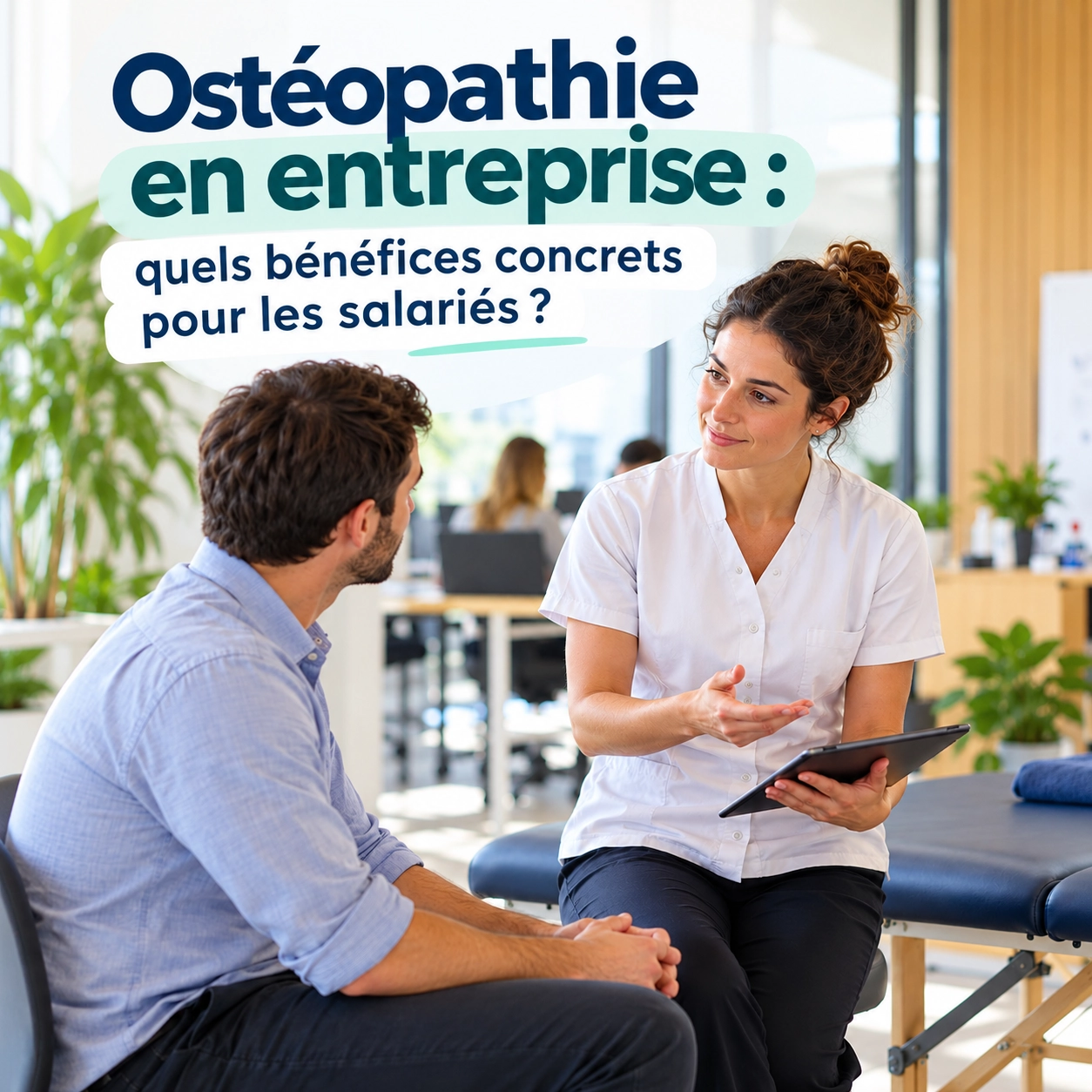 Ostéopathie en entreprise : quels bénéfices concrets pour les salariés ?