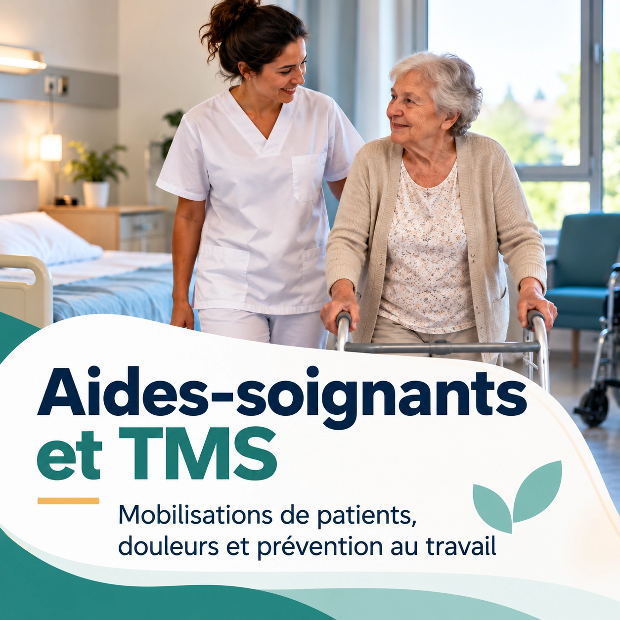 Aides-soignants et TMS : mobilisations de patients, douleurs et prévention au travail