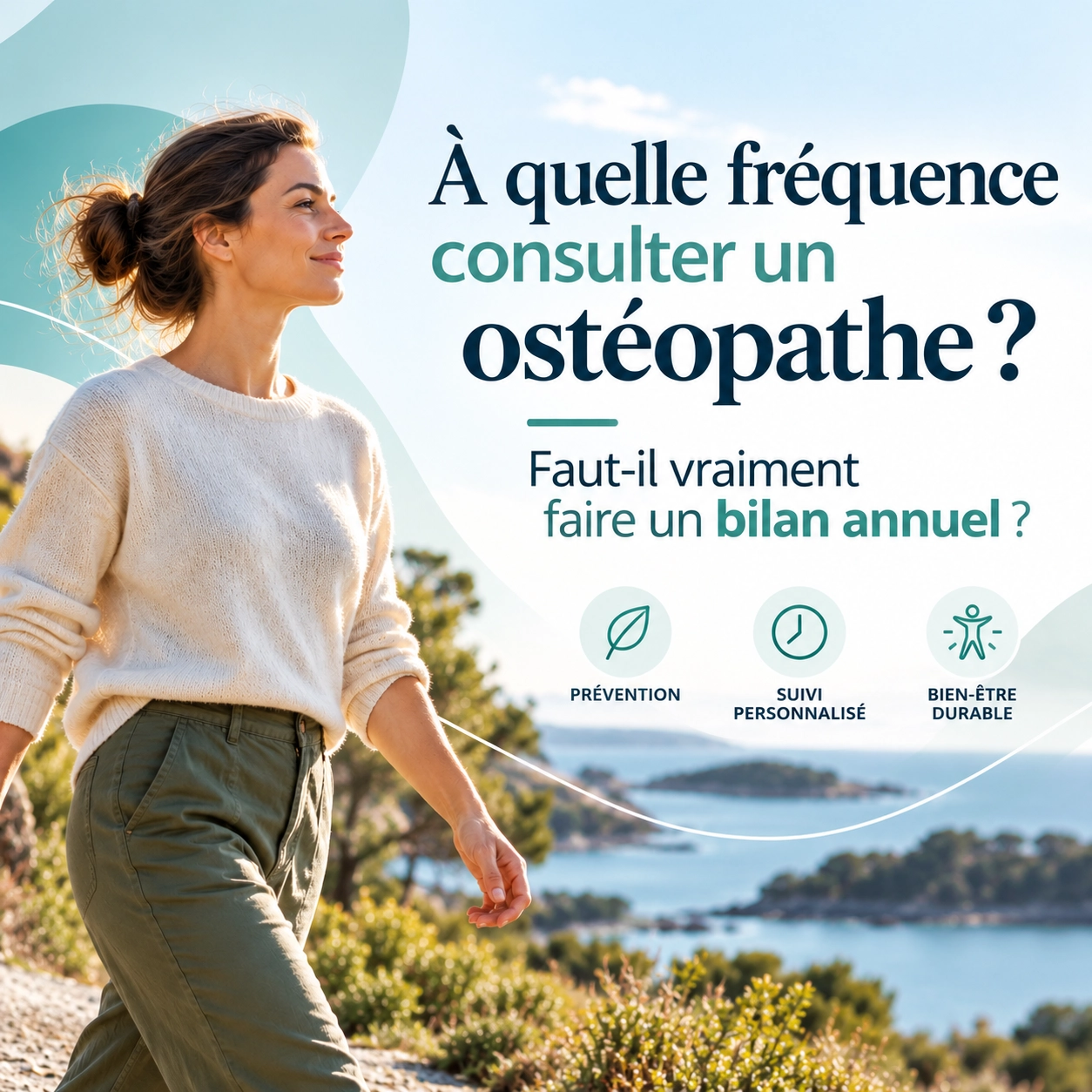 À quelle fréquence consulter un ostéopathe ? Faut-il vraiment faire un bilan annuel ?